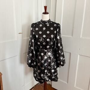 Sister Jane Sequin Polka Dot Dress
